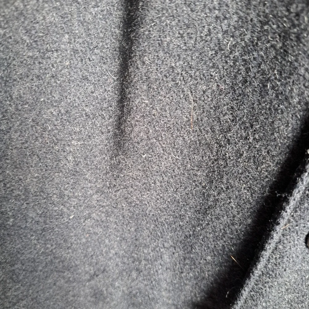 Men's Old Navy Heavy Quilt Lined 70% Wool Peacoat Size Large